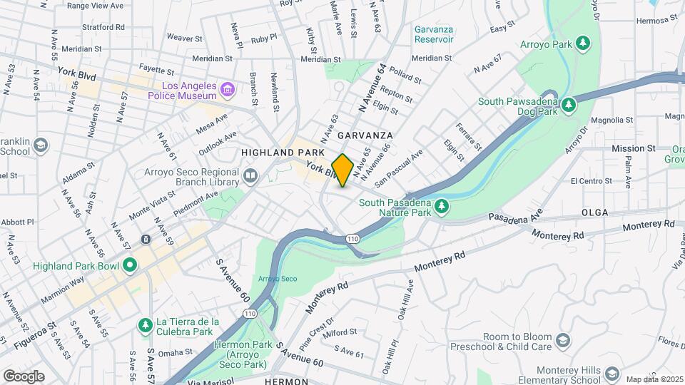 6431 Roble Ave Map and Location Details