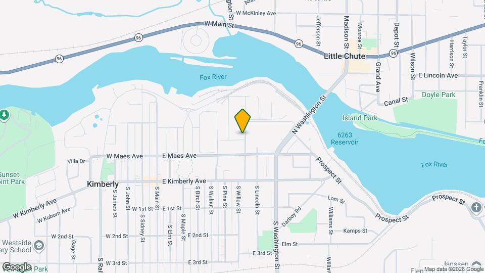 304 N Wilson St Map and Location Details