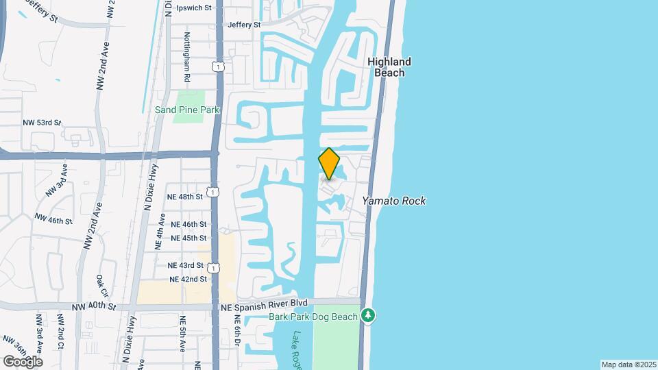 4740 S Ocean Blvd Map and Location Details