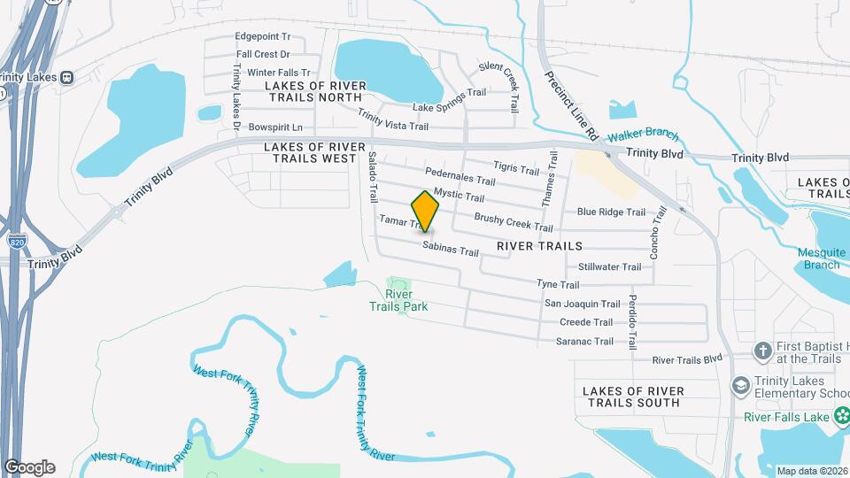 8617 Sabinas Trail Map and Location Details