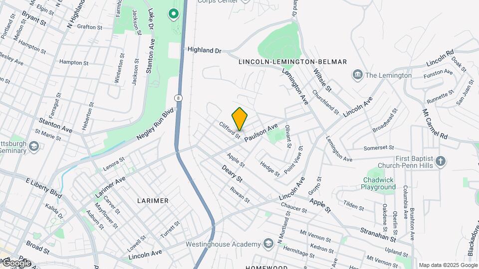 6511 Clifford St Map and Location Details