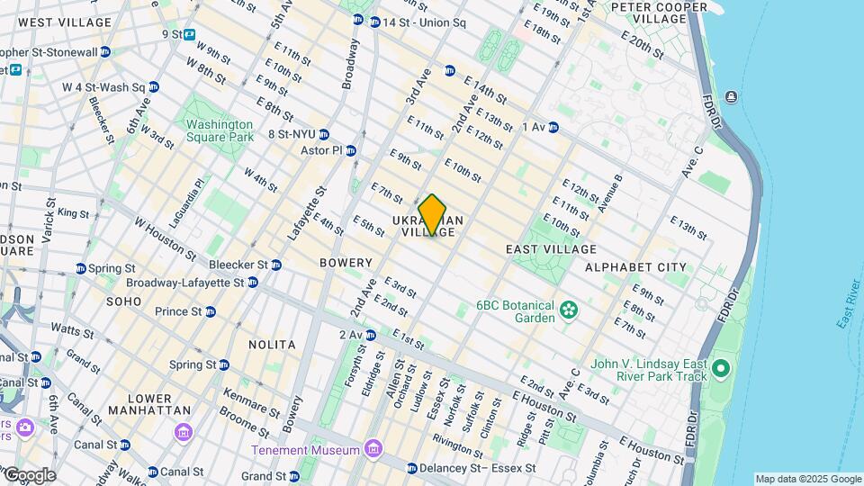 330 E 6th St Mapa y Detalles de la Ubicación