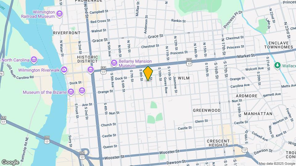 117 St James St Mapa y Detalles de la Ubicación
