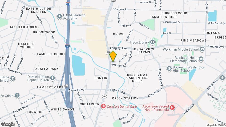 510 Palisade Rd Map and Location Details