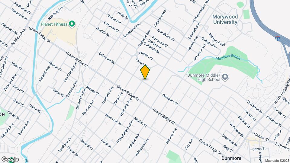 1702 Wyoming Ave, Unit 1702 Map and Location Details