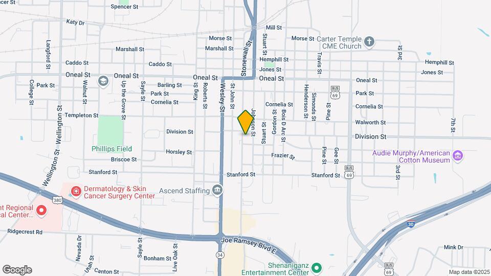 4117 Stonewall St Map and Location Details