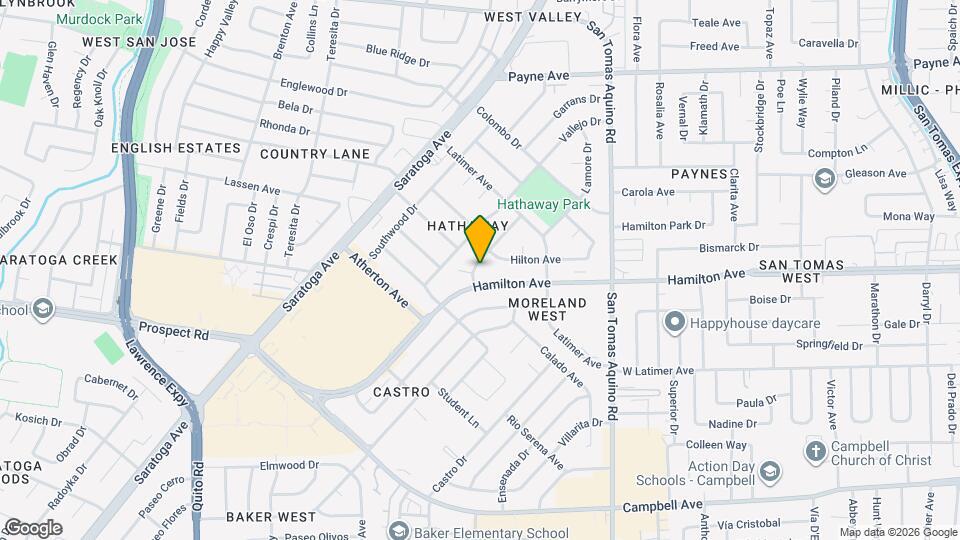 1586 Parkview Ave Mapa y Detalles de la Ubicación