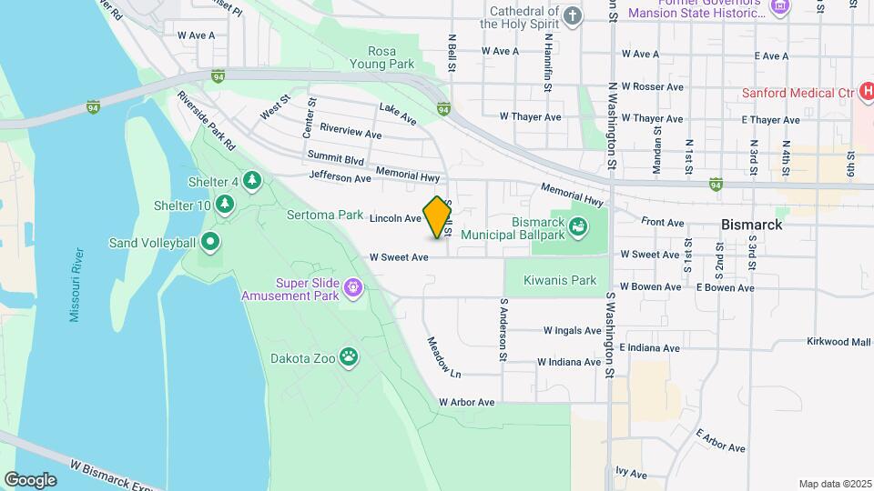 808 W Sweet Ave Map and Location Details