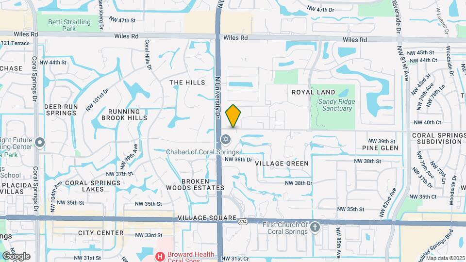 9186 NW 40th St Map and Location Details