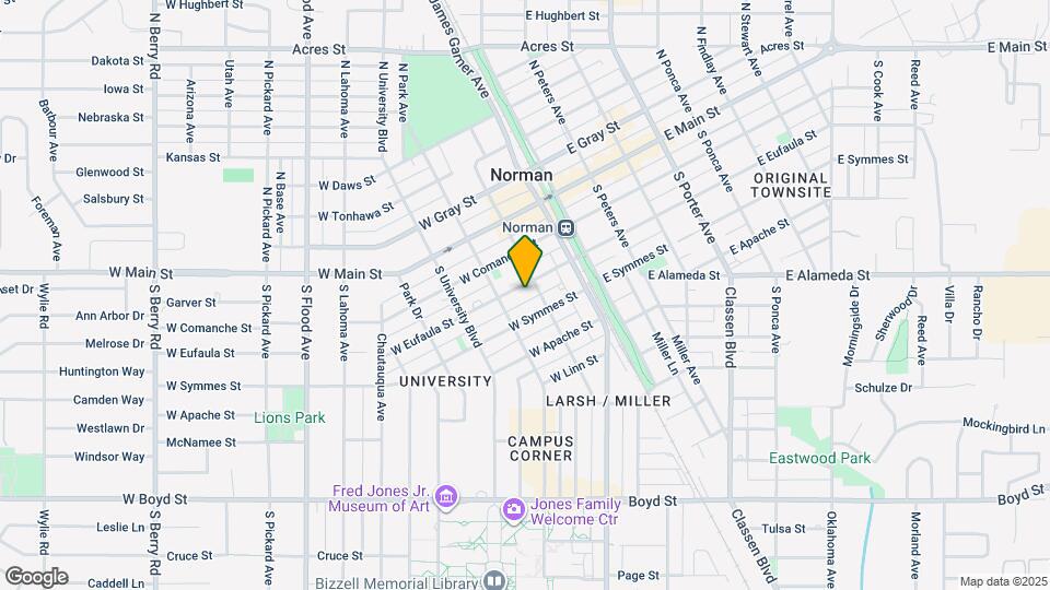 212 W Eufaula St Map and Location Details