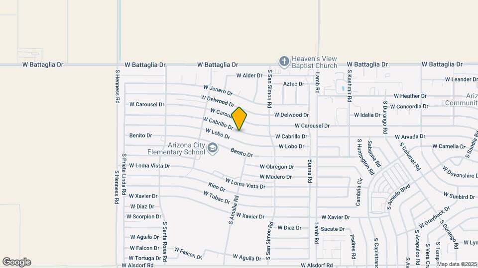 11903 W Cabrillo Dr Map and Location Details