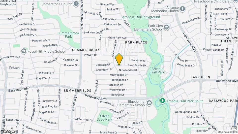 4732 Great Divide Dr Map and Location Details