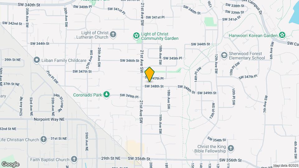 2014 SW 348th St Map and Location Details