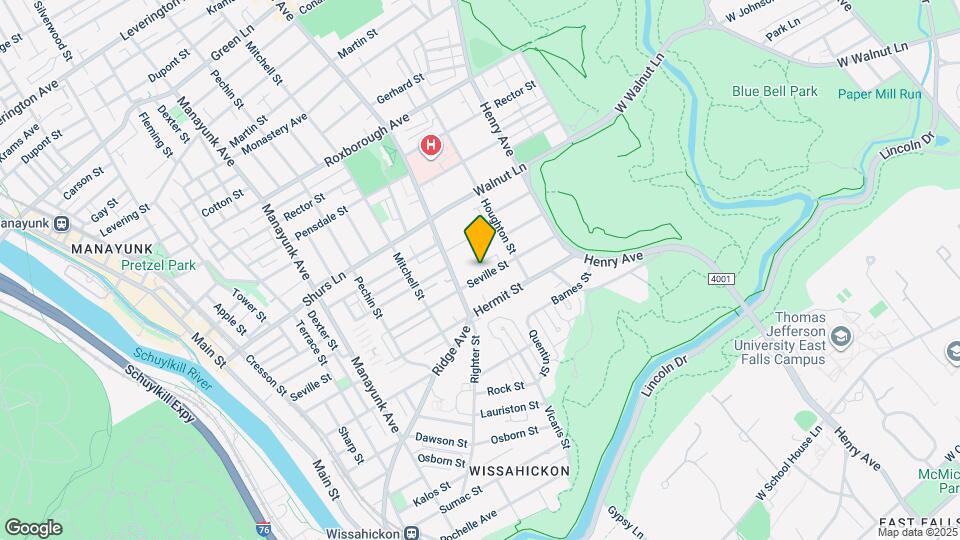 514 Seville St, Unit E Map and Location Details