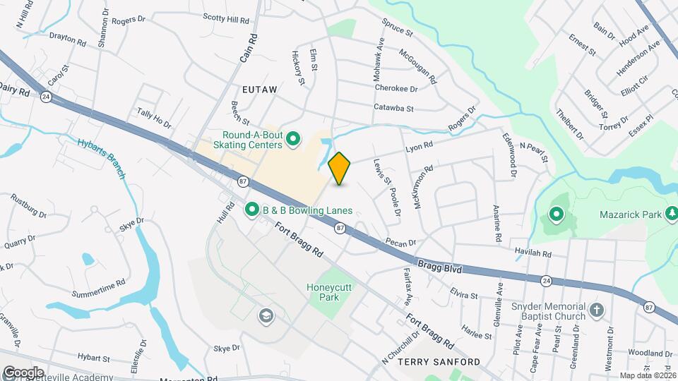 2472 Bragg Blvd Map and Location Details