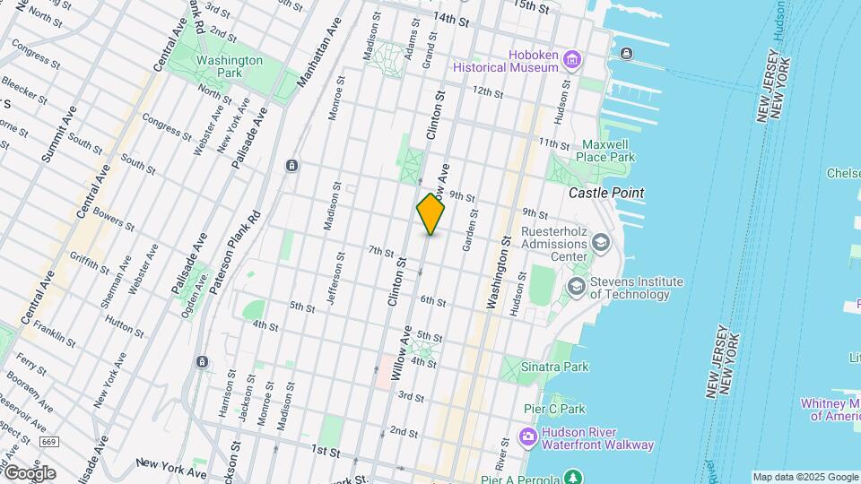 717 Willow Ave Map and Location Details