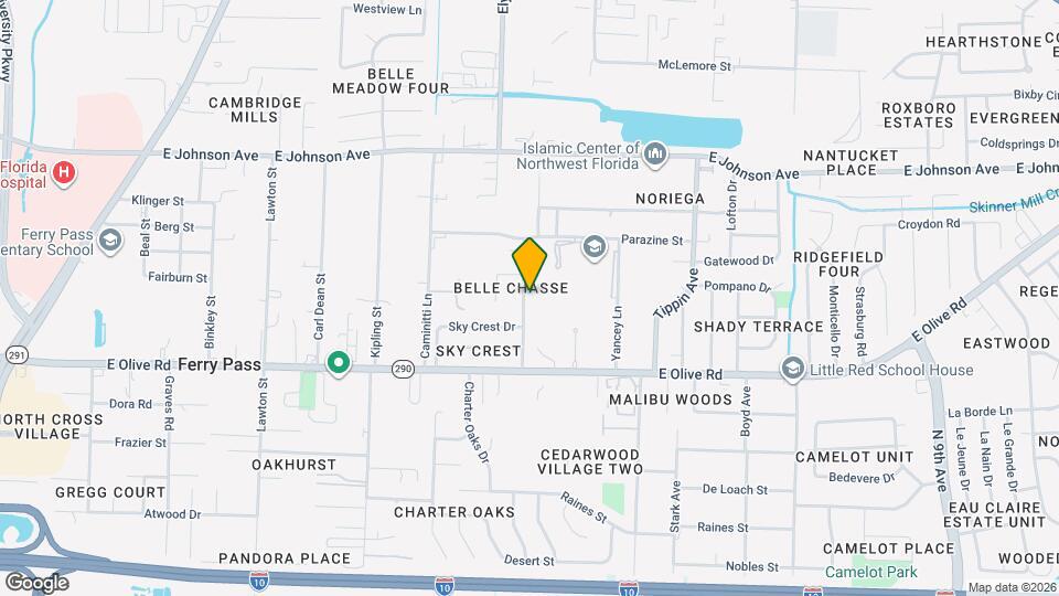 8200 Lode Star Ave Map and Location Details