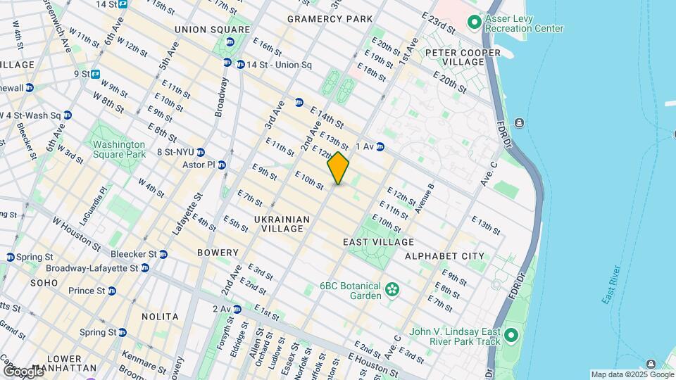 168 1st Ave Mapa y Detalles de la Ubicación