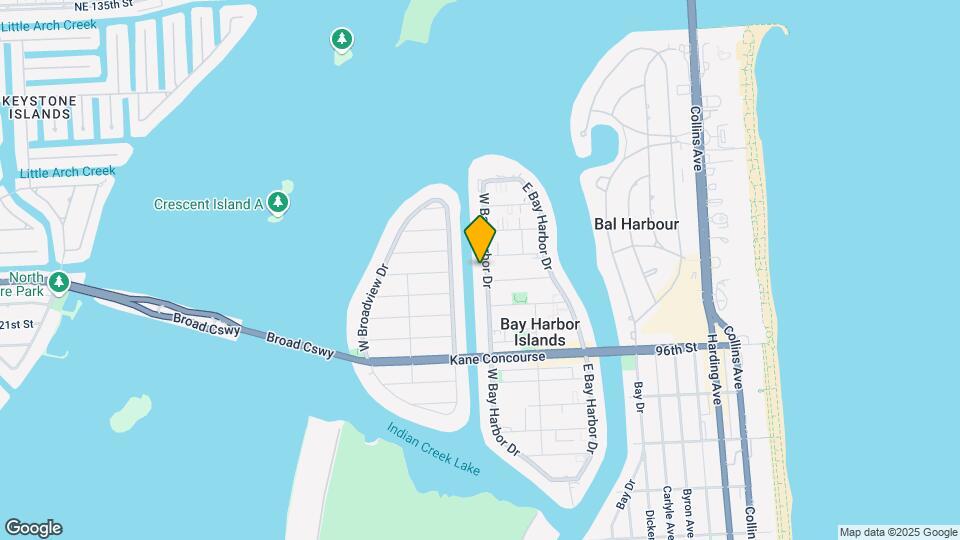 9940 W Bay Harbor Dr, Unit #3A-N Map and Location Details
