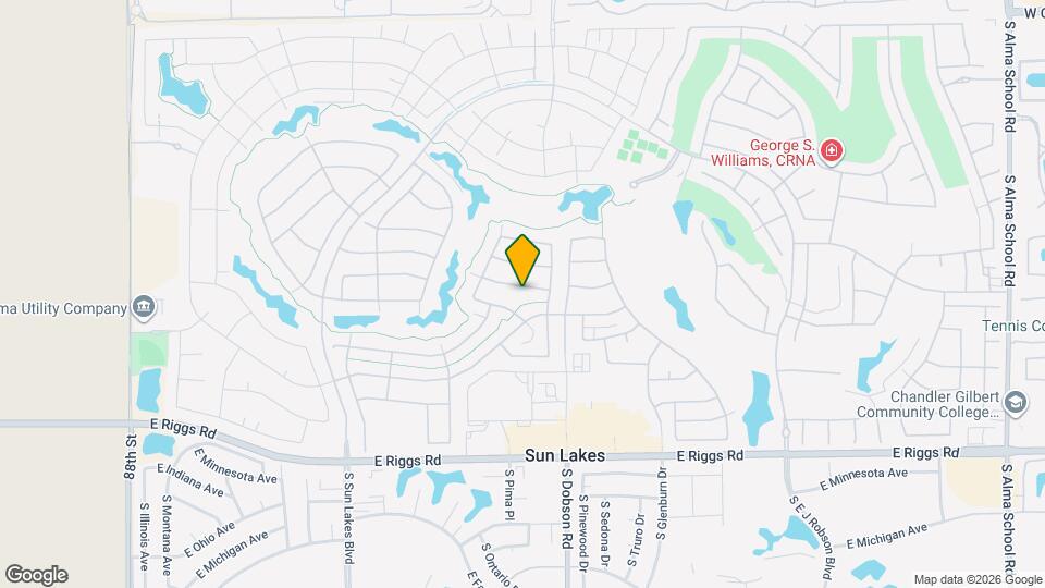 9513 E Champagne Dr Mapa y Detalles de la Ubicación