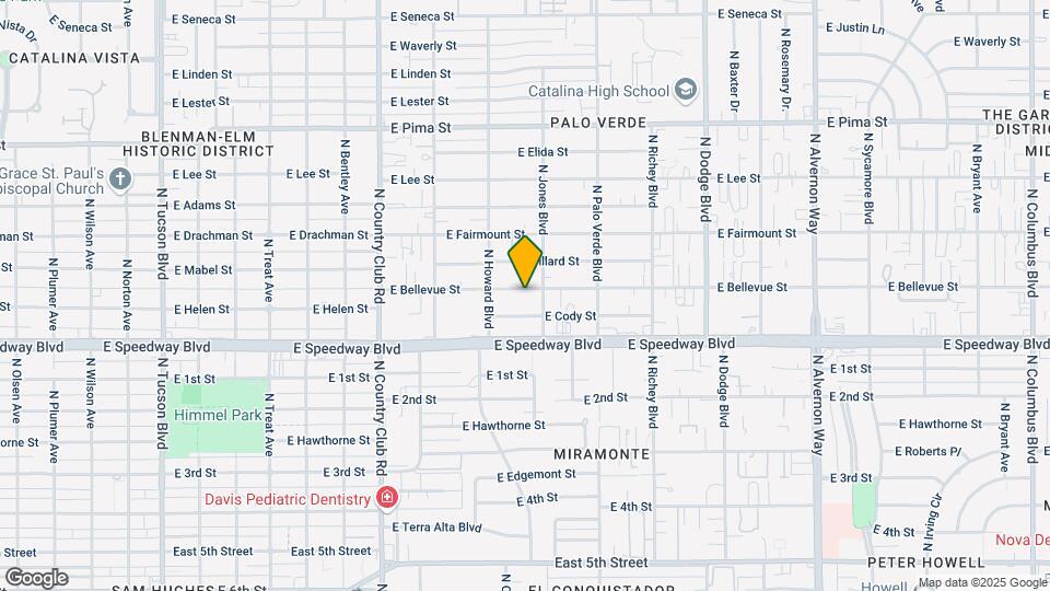 3344-3346 E Bellevue St Mapa y Detalles de la Ubicación