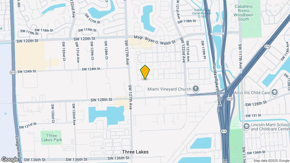 12488 SW 125th Terrace Map and Location Details