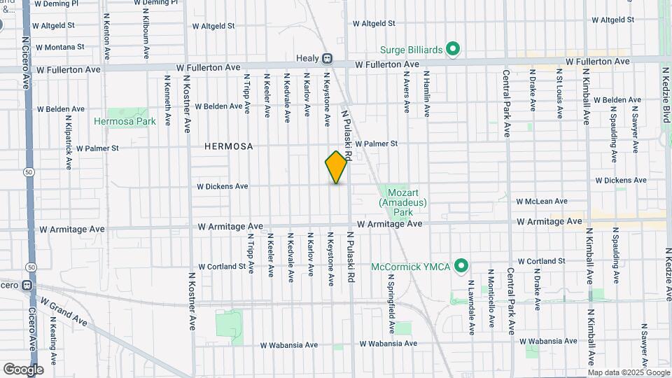 4019 W Dickens St W Map and Location Details