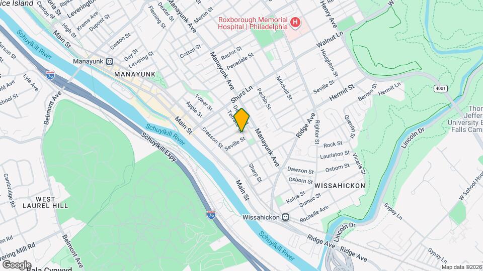 3922 Terrace St Map and Location Details