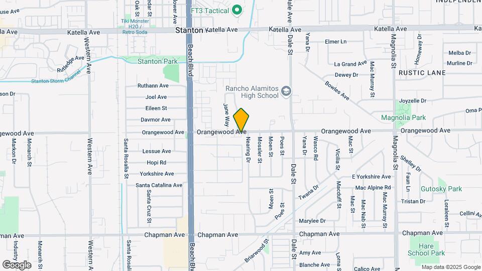 Orangewood Manor Apartments Map and Location Details