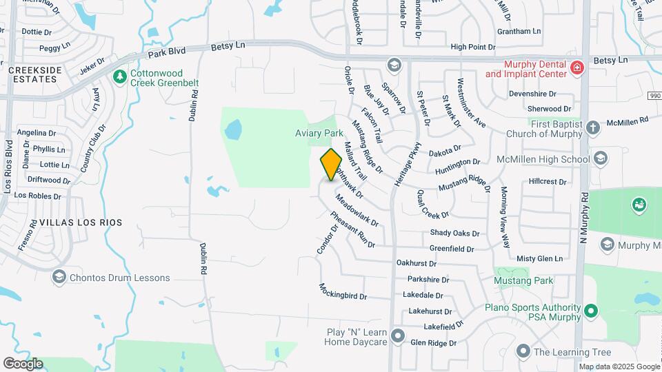821 Meadowlark Dr Map and Location Details
