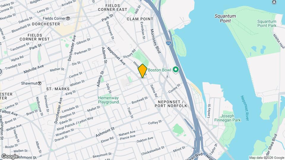 158 Neponset Ave Map and Location Details