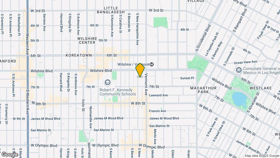 684 S New Hampshire Ave Map and Location Details