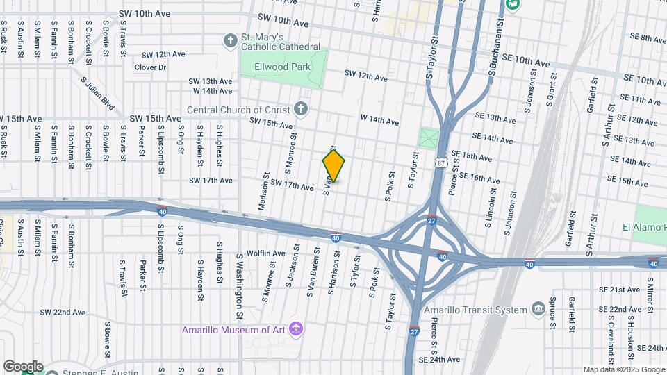 1619 S Van Buren St-Unit -12 Map and Location Details