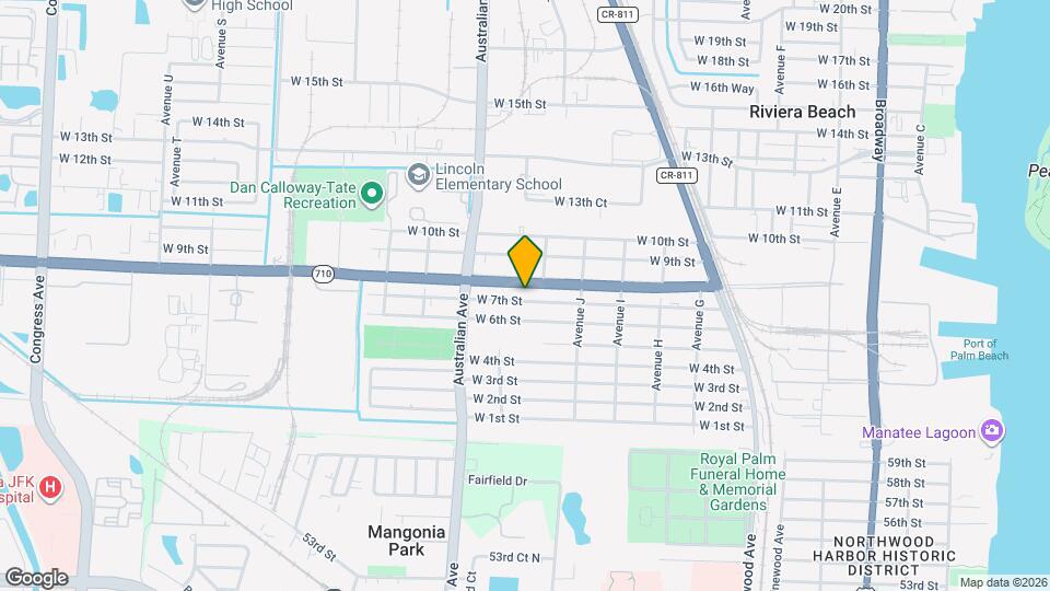 1028 W 7th St Map and Location Details