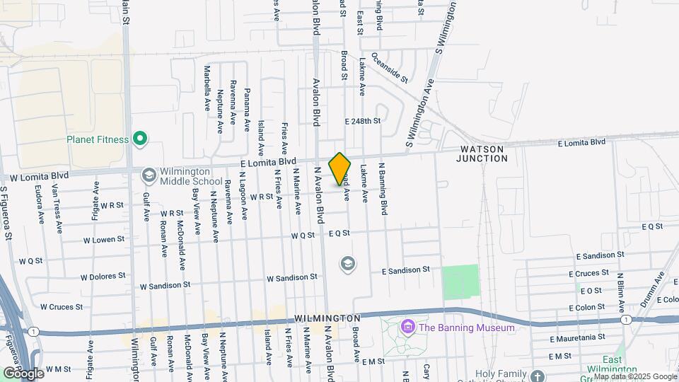 137 E R St Map and Location Details