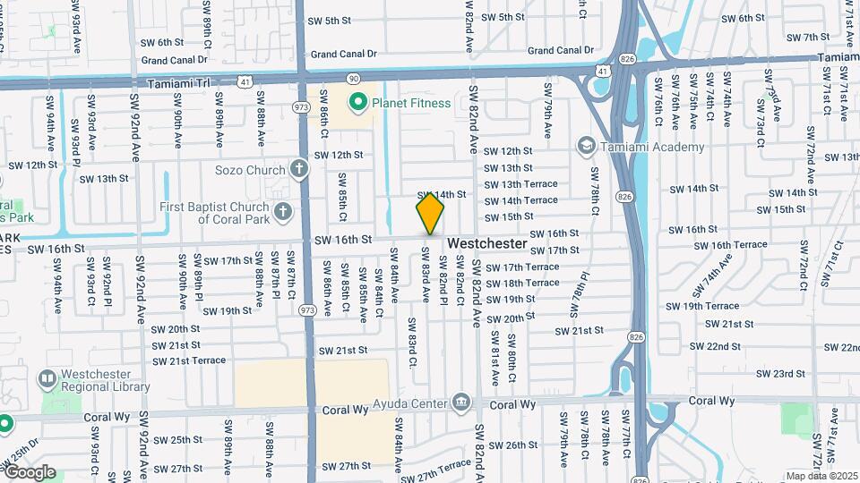 1601 SW 83rd Ave Map and Location Details