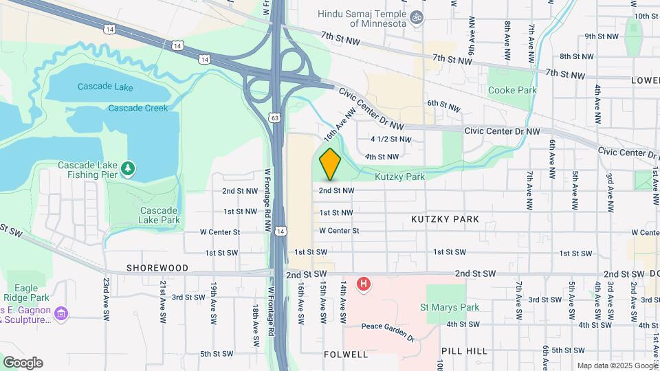 1331 2nd St NW Map and Location Details