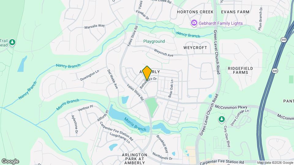 563 Balsam Fir Dr Mapa y Detalles de la Ubicación