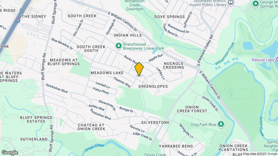 4704 Blue Meadow Dr Map and Location Details