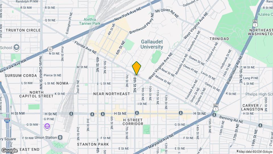 1129 8th St NE Map and Location Details