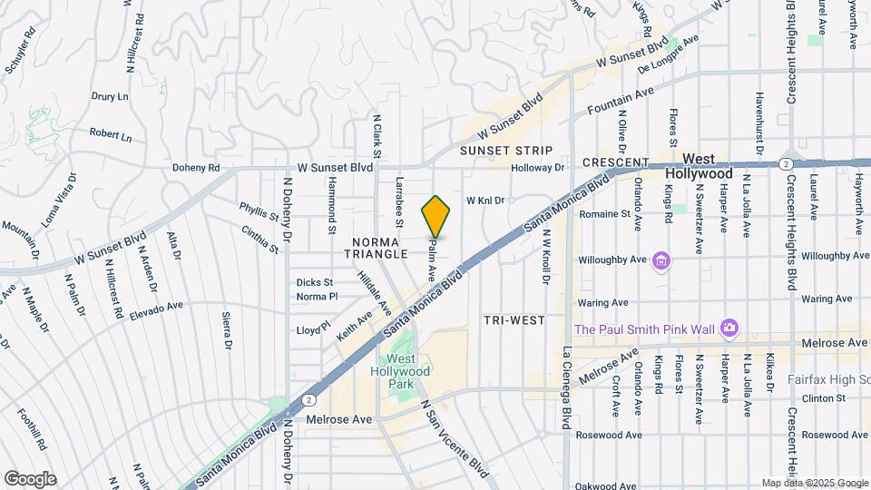 882 Palm Ave Map and Location Details