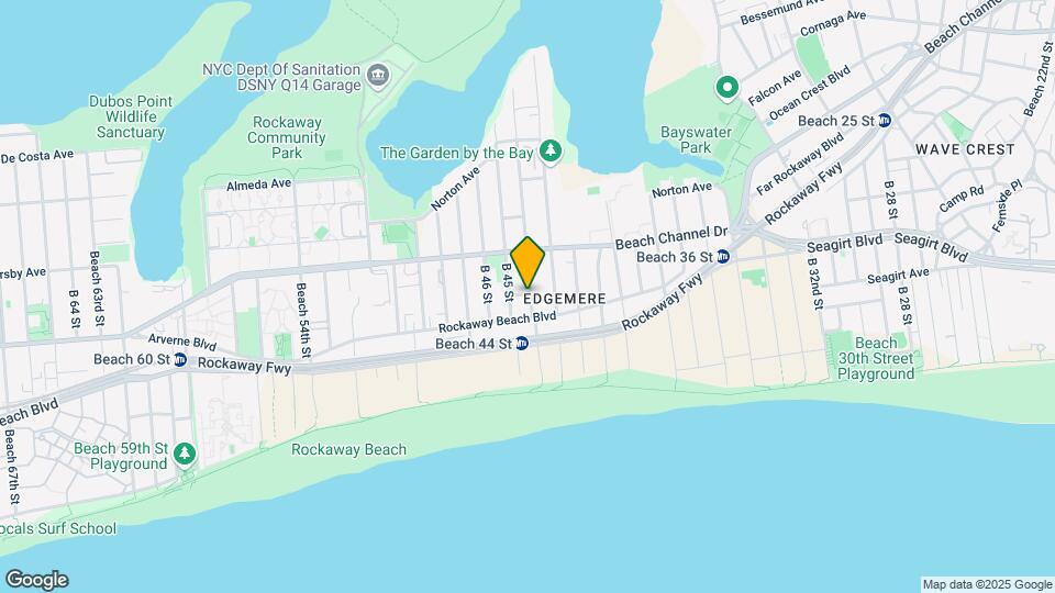 Arverne Mapa y Detalles de la Ubicación