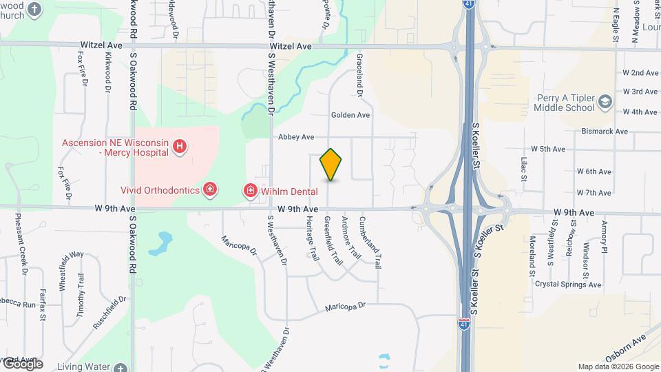 870 Greenfield Trl Map and Location Details