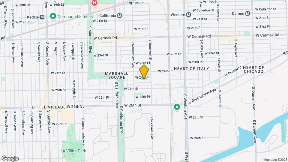 2622 W Luther St Map and Location Details