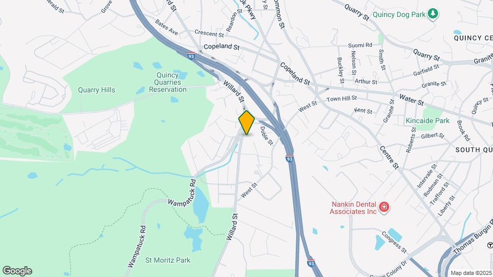 510 Willard St Map and Location Details