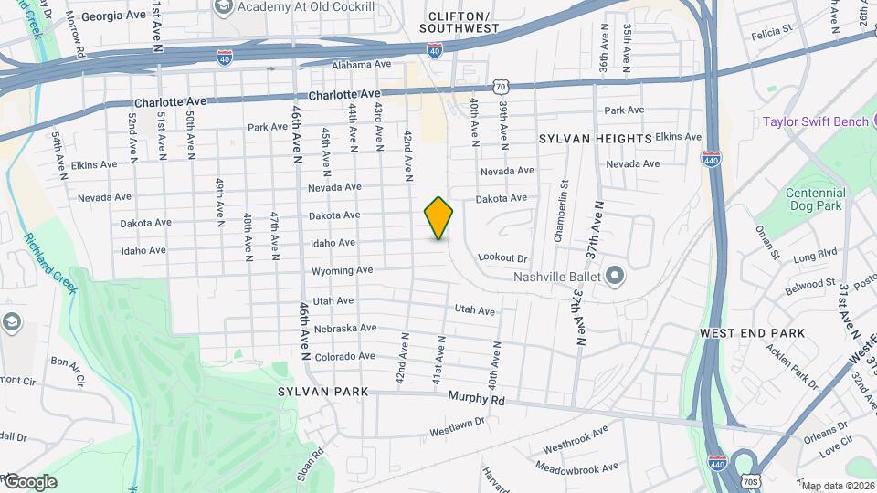 4103 Idaho Ave Map and Location Details