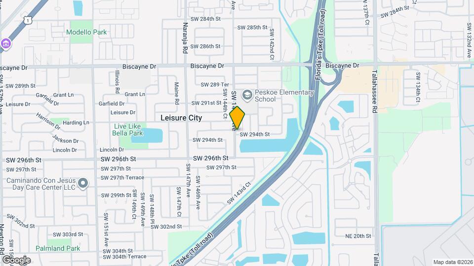 29383 SW 144th Ave Mapa y Detalles de la Ubicación