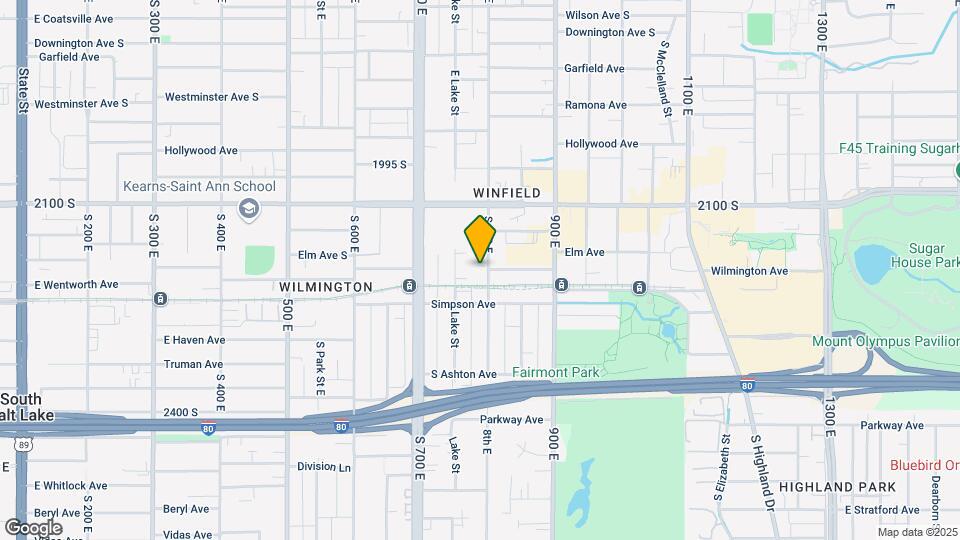 2186 800 E, Unit 21 Map and Location Details