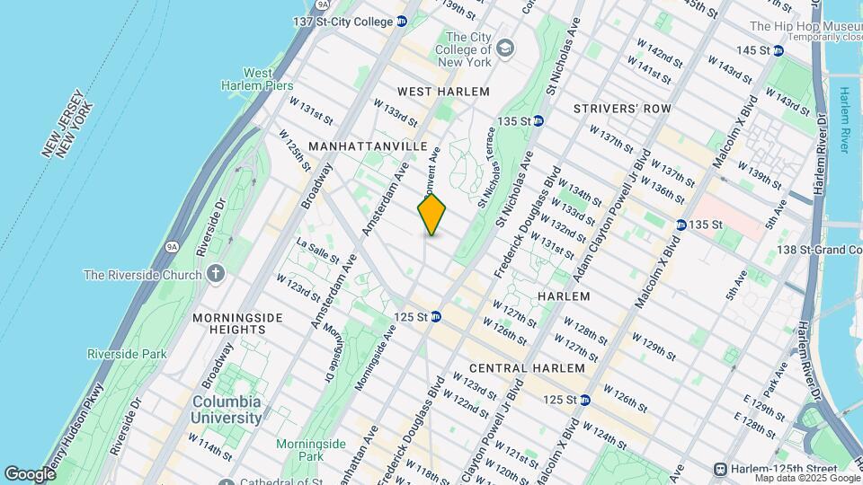 21 Convent Ave Mapa y Detalles de la Ubicación