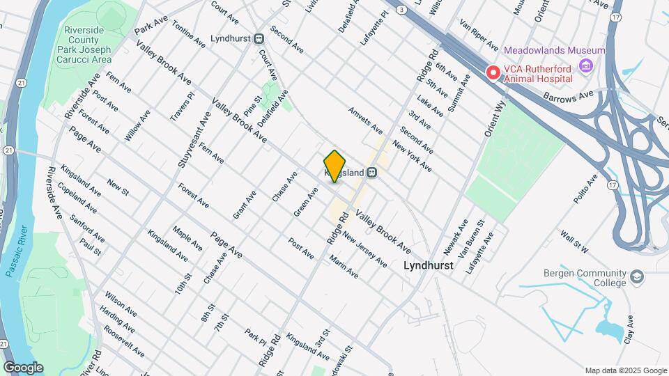 545 Valley Brook Ave Map and Location Details